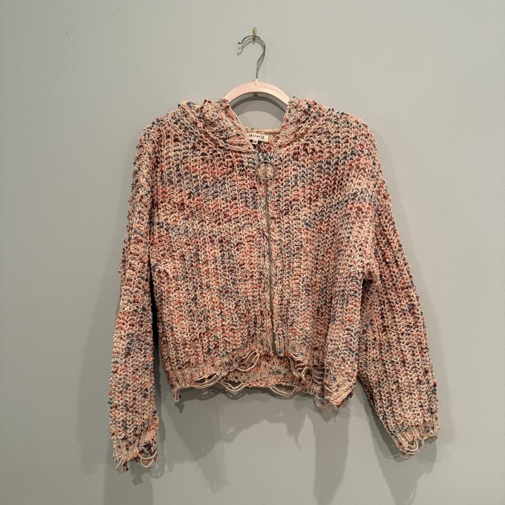 Miracle Women's Multicolor Knit Sweater